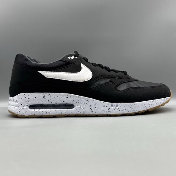 Nike Air Max 1 \'86 OG Golf Shoes Big Bubble Black White DV1403-003 Men Size 13
